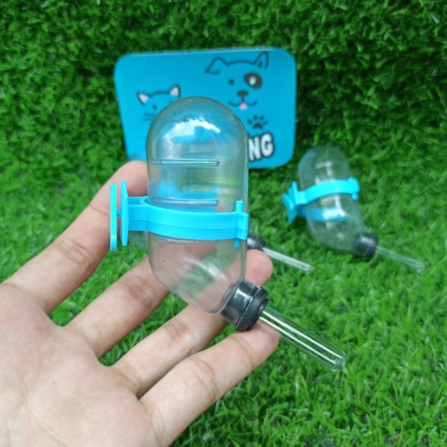 Bình nước  hamster 60ml đầu bi, đầu thủy tinh