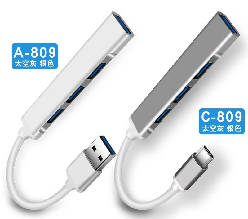 USB Hubs 4 Port /8Port USB 3.0 Hub TYPE C HUB Super Speed 5Gbps USB Ports Converter Cable Adapter Micro USB Power PC Computer Accessories with OTG Function for Desktop Laptop PC. 