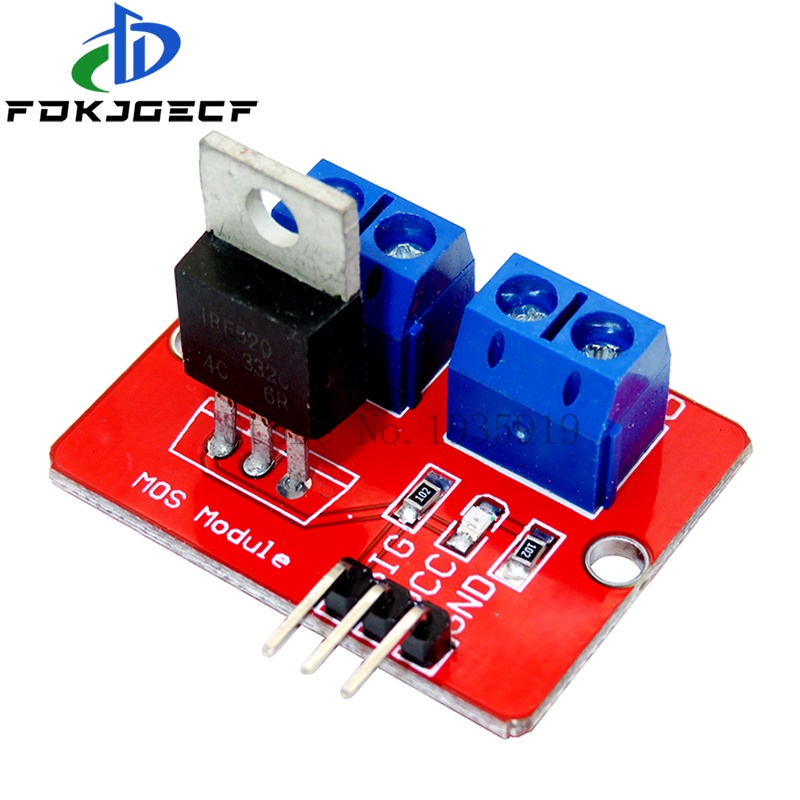 0-24V Top MOSFET nút irf520 MOS mô-đun điều khiển cho cánh tay Arduino MCU Raspberry Pi mạch tích hợp