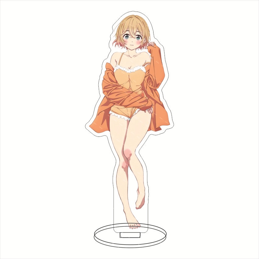 Yahari Ore no Seishun Love Comedy wa Machigatteiru Yuigahama Yui acrylic  stand figure model plate holder cake topper anime