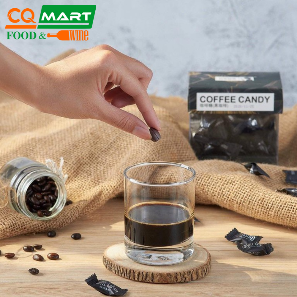 Kẹo Cà Phê - Coffee Candy Không đường (CF Đen) - Hộp 70g