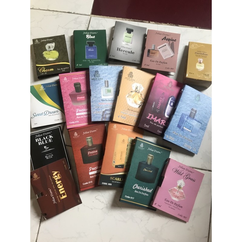 Nước hoa nam nữ Jolie Dion mẫu mini