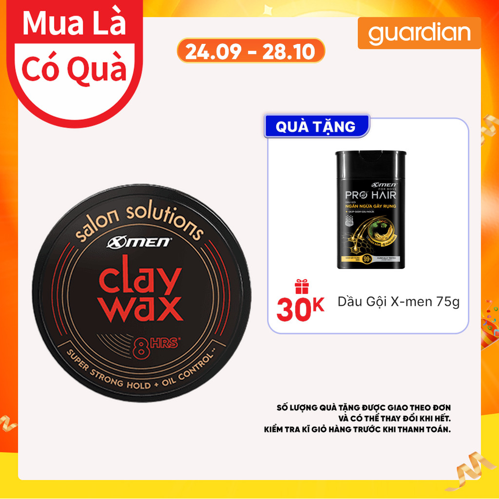 Sáp Vuốt Tóc Siêu Giữ Nếp X-Men Salon Solution Clay Wax 70gr