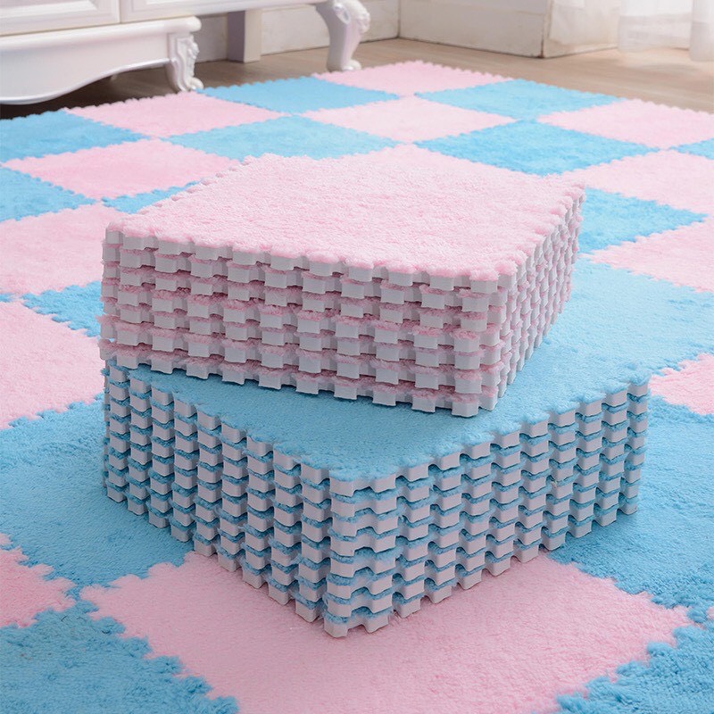 Thảm Xốp Ghép EVA Mặt Lông 30x30x1cm