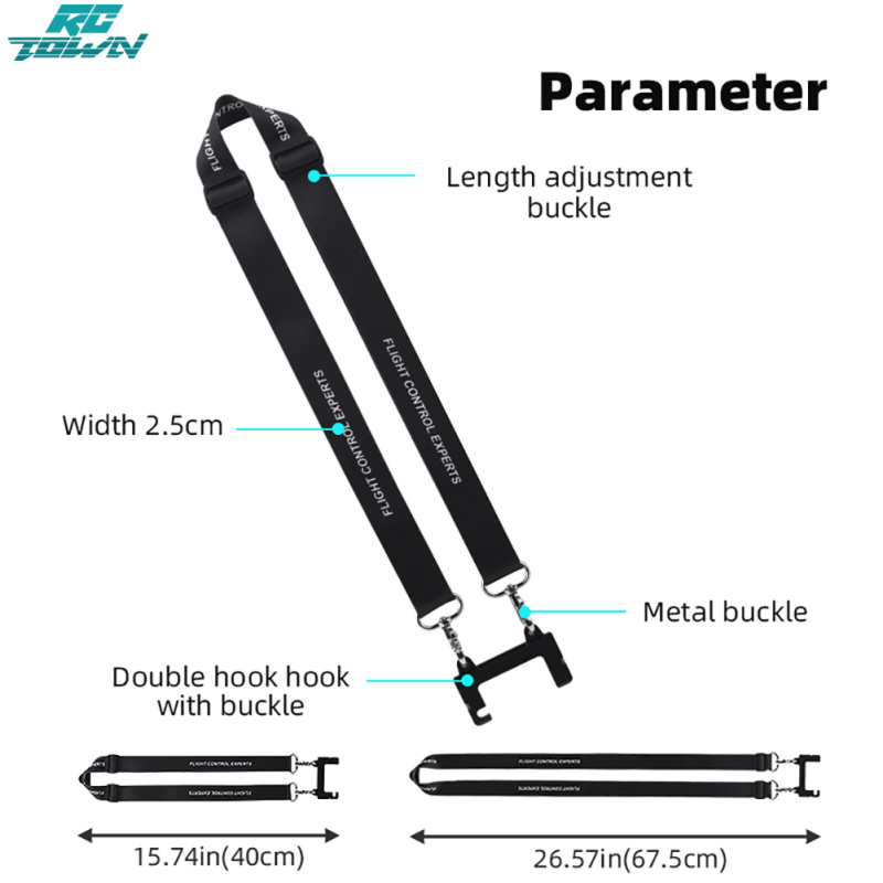 Neck Lanyard Strap Remote Controller Accessories With Adjustable Buckle Compatible For DJI MINI 3/4 PRO/Air 3/RC-N2 Controller