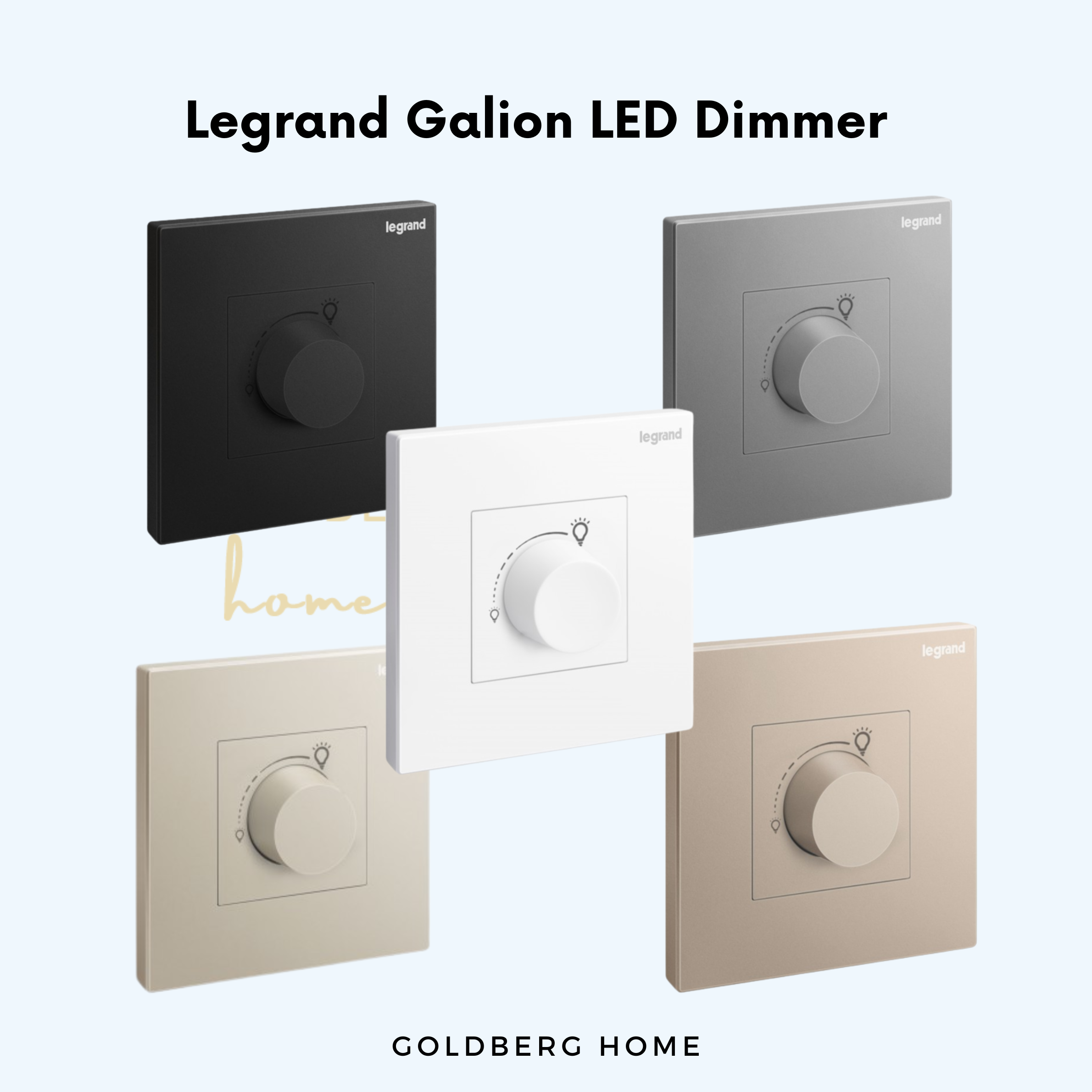 [SG Seller] Legrand Galion Dimmer for Lights Rotary and LED White