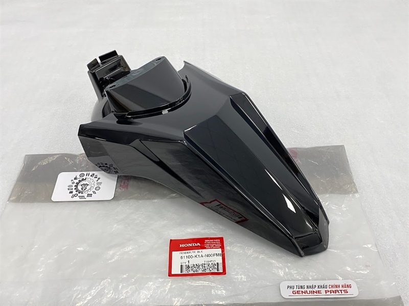 Dè trước beat 110 2020 2023 đen bóng chính hãng honda indo, mỏ dè chắn bùn trước beat 2023