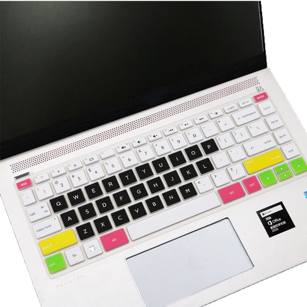 HP Laptop Waterproof Silicone For Computer 14 inches Keyboard Covers Protective Film Multicolor Keyboard Stickers