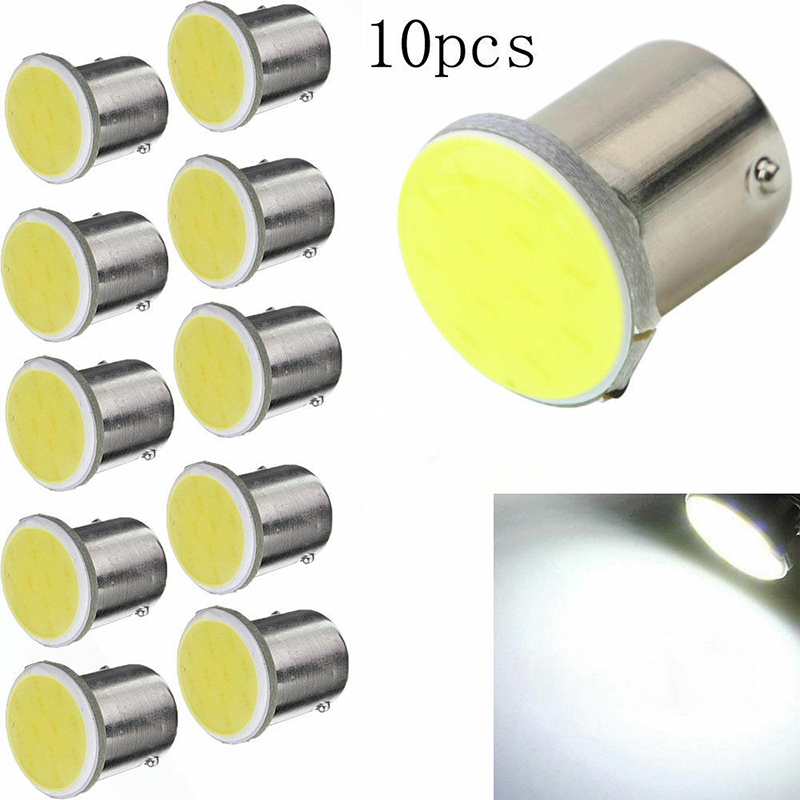 10/1pcs 1156  COB 12LED BA15S Led turn signal Car Interior Light Natuo. 