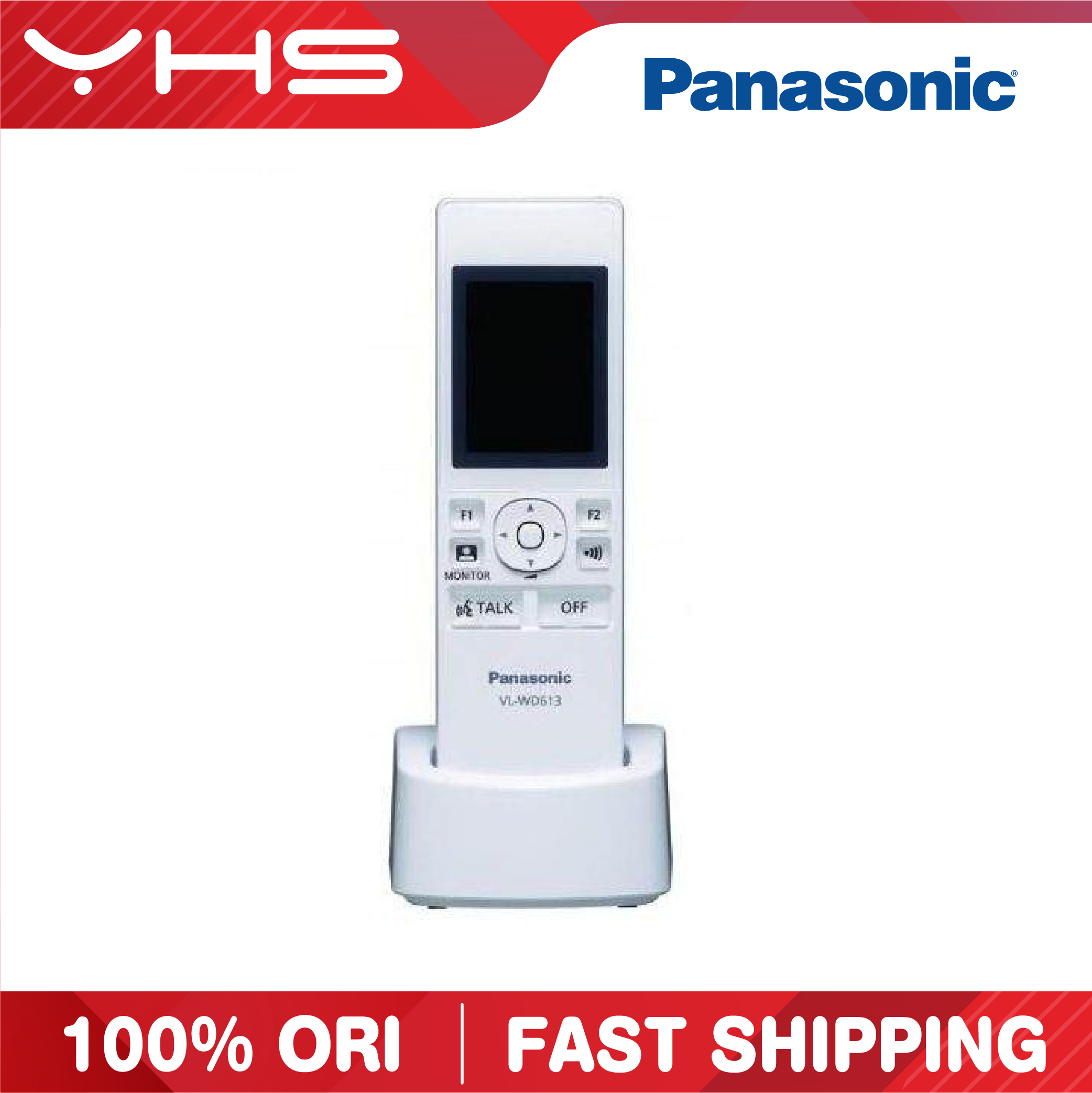 Panasonic VL-WD613ML Wireless Monitor Video Intercom System (Optional  Accessories/Does Not Work Individually)