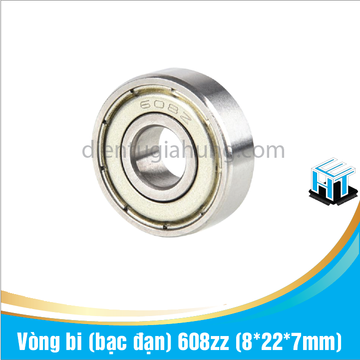 Combo 1 cặp 2 cái Vòng bi (bạc đạn) 608zz (8*22*7mm)