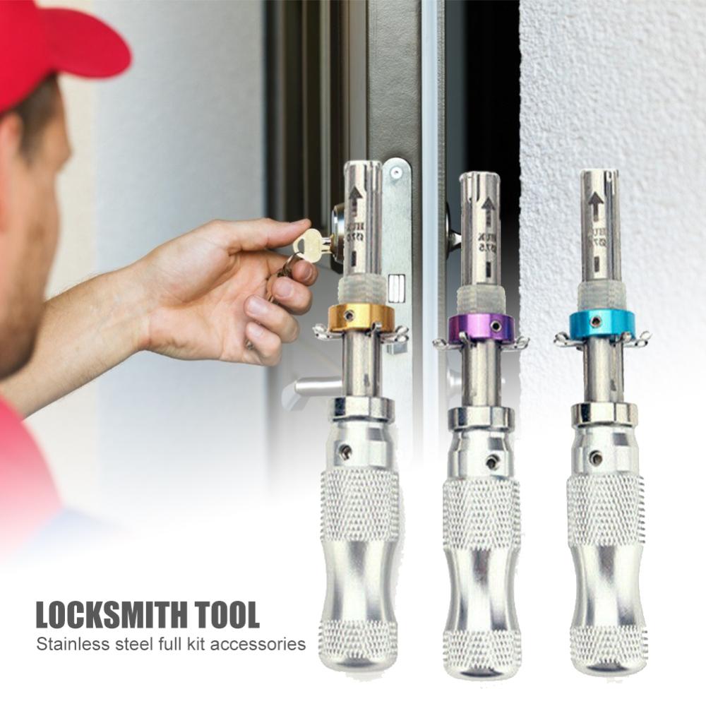 3 cái Ống 7 pins chọn khóa công cụ công cụ thợ khóa Bộ nậy khóa