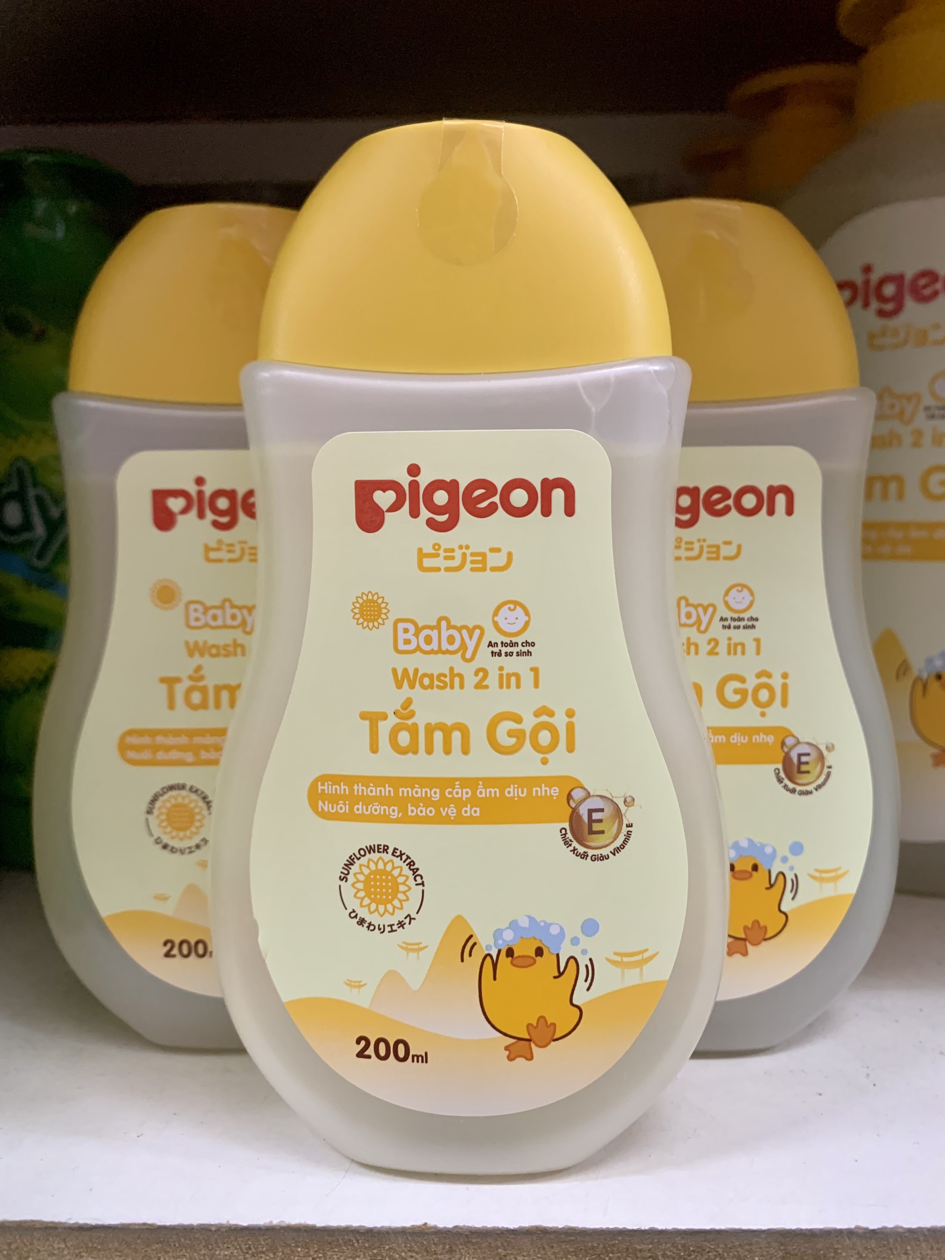[MẪU MỚI] Sữa Tắm Gội Pigeon Cho Bé 200ml