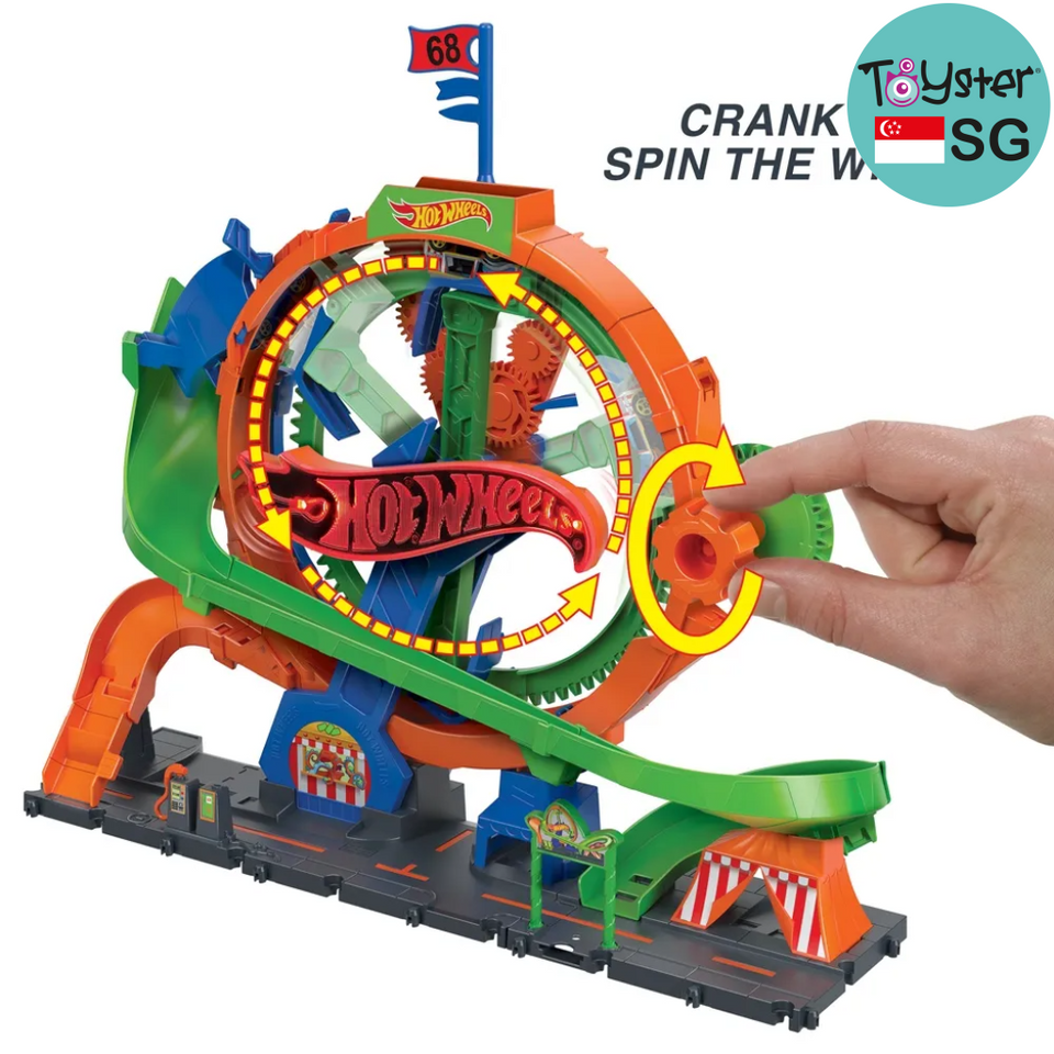Hot Wheels City ECL Themed Set Ferris Wheel Whirl Lazada