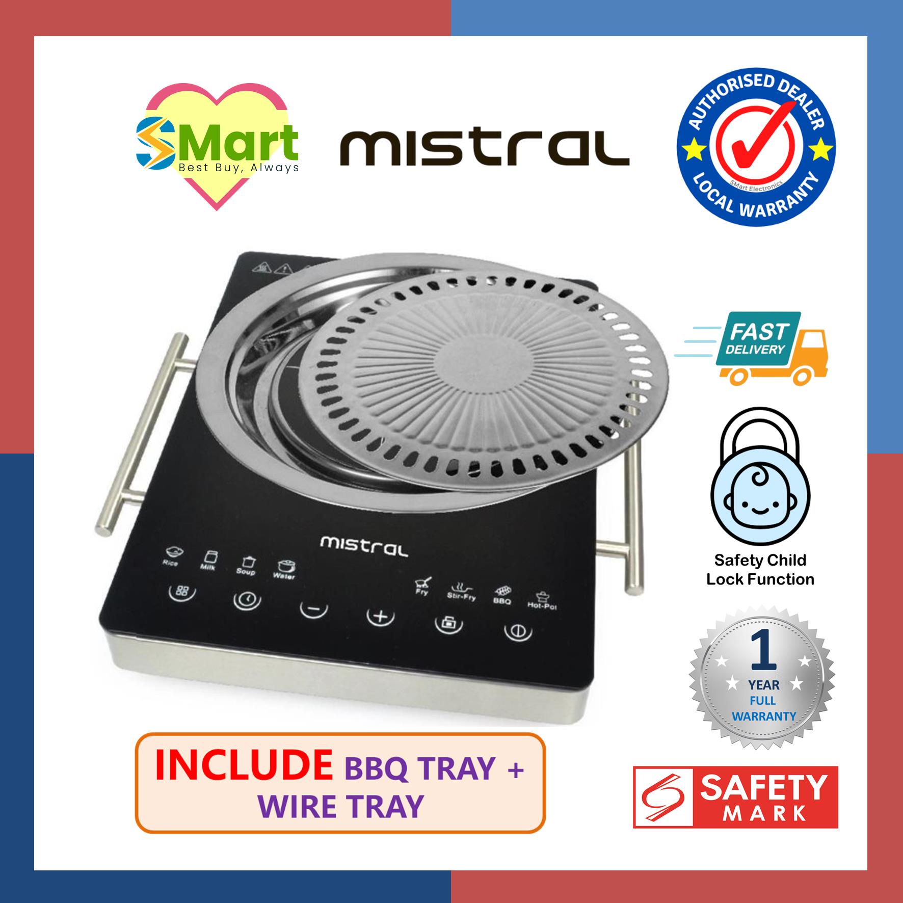 Mistral Ceramic Cooker with Grill MCC317 *Anypot/Stainless  Steel/Glass/BBQ/Steamboat/Toast/Mookata/Timer/Pre-set* | Lazada Singapore