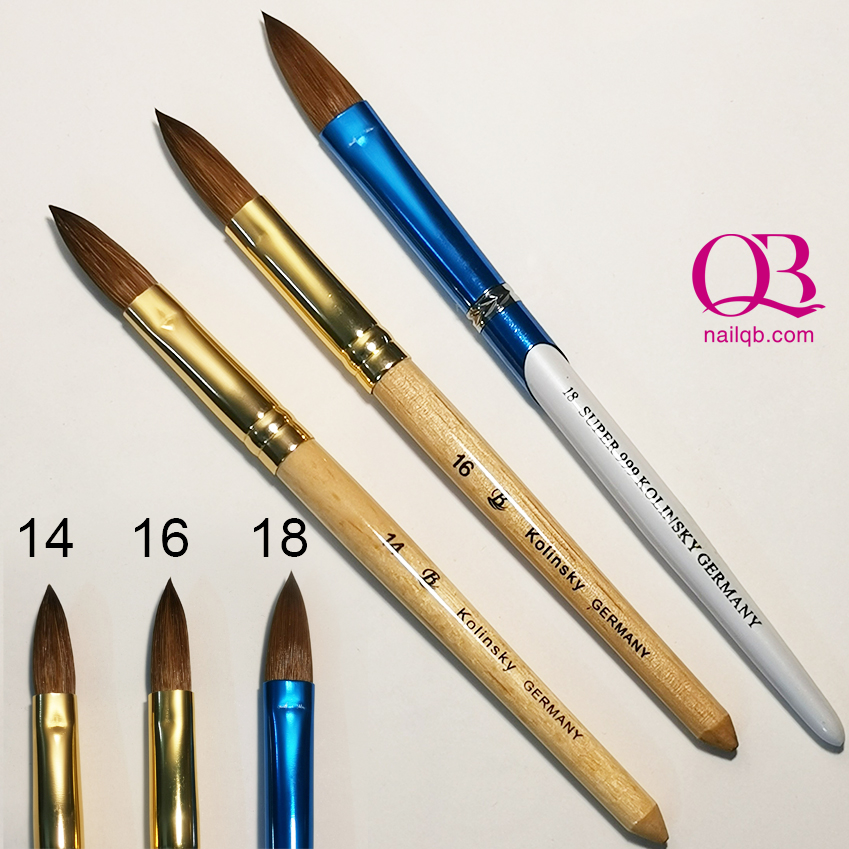 [HCM]Cọ đắp móng bột lông chồn số 14, 16, 18