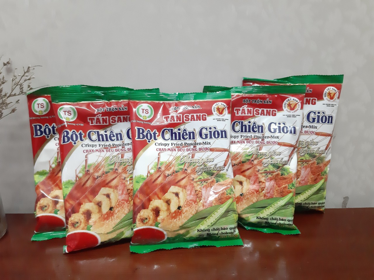Combo 5 gói Bột chiên giòn Tấn Sang