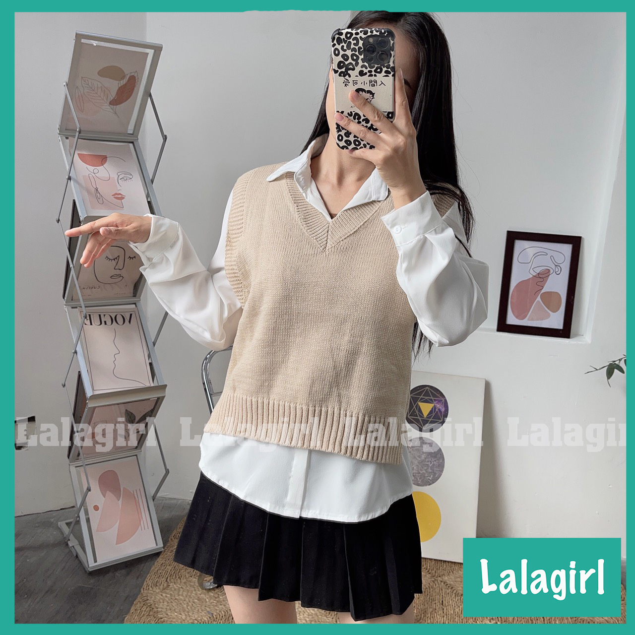 Áo Gile Len Nữ, Gile Len Mỏng Cổ Tim Chất Đẹp [LMT]