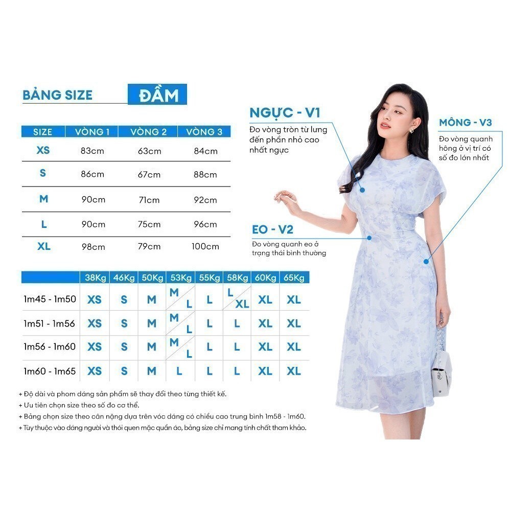 Đầm nữ A xếp ly eo GUMAC DD05053