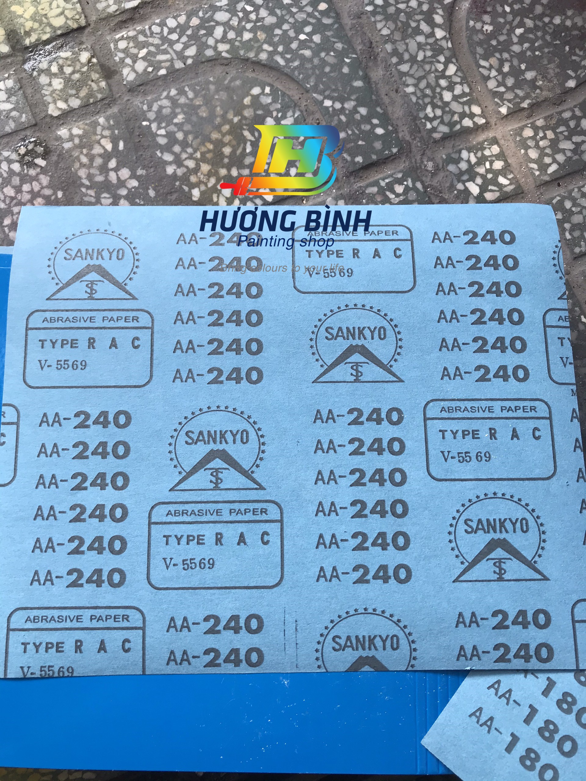 Giấy nhám Nhật khô Sankyo (23cm x 28cm)
