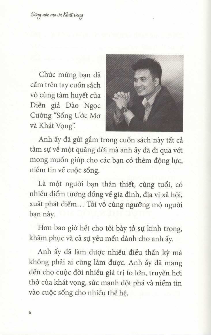 Sống ước mơ và khát vọng