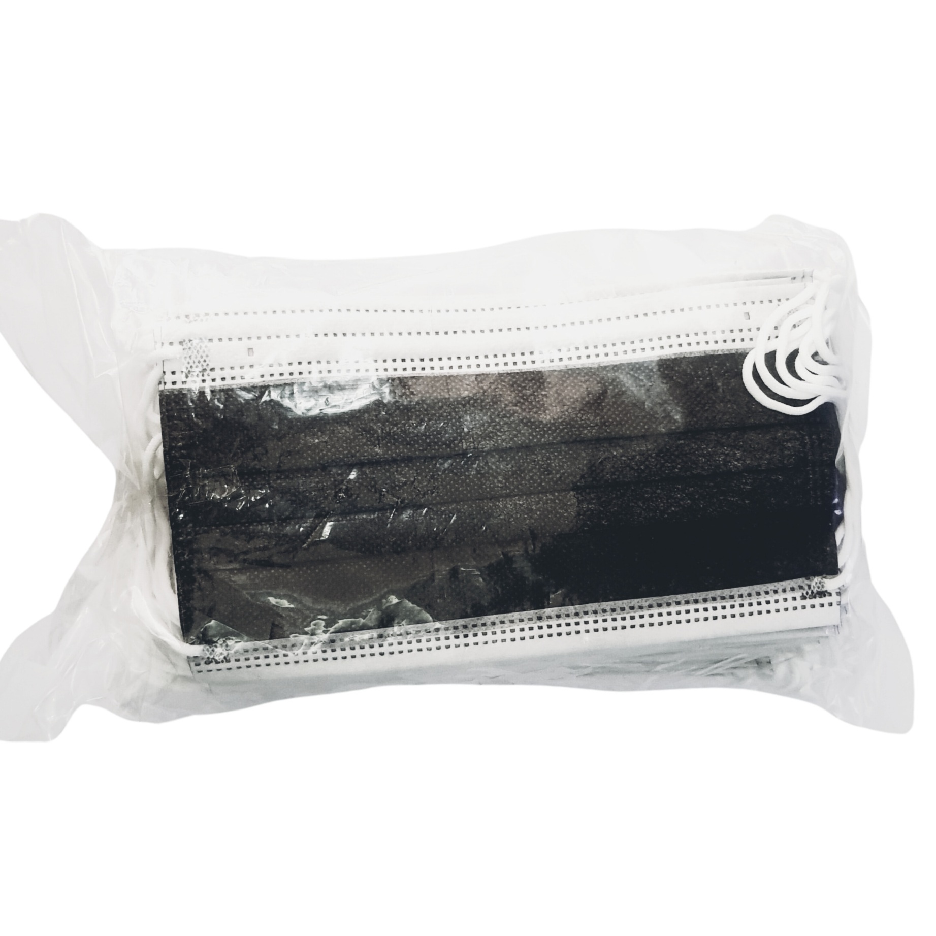 Safelife Disposable 3 Ply Face Mask | 50pc | Black Color | BFE 98%+ Hospital Grade. 