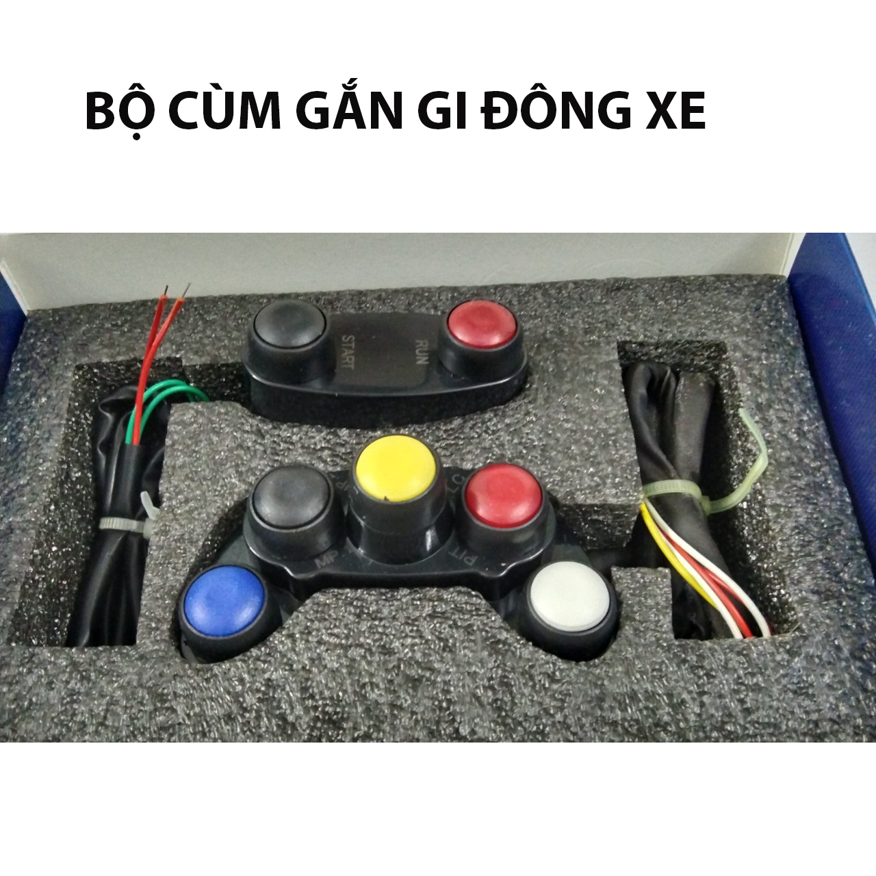 Cùm Công Tắc 5 nút 2 nút