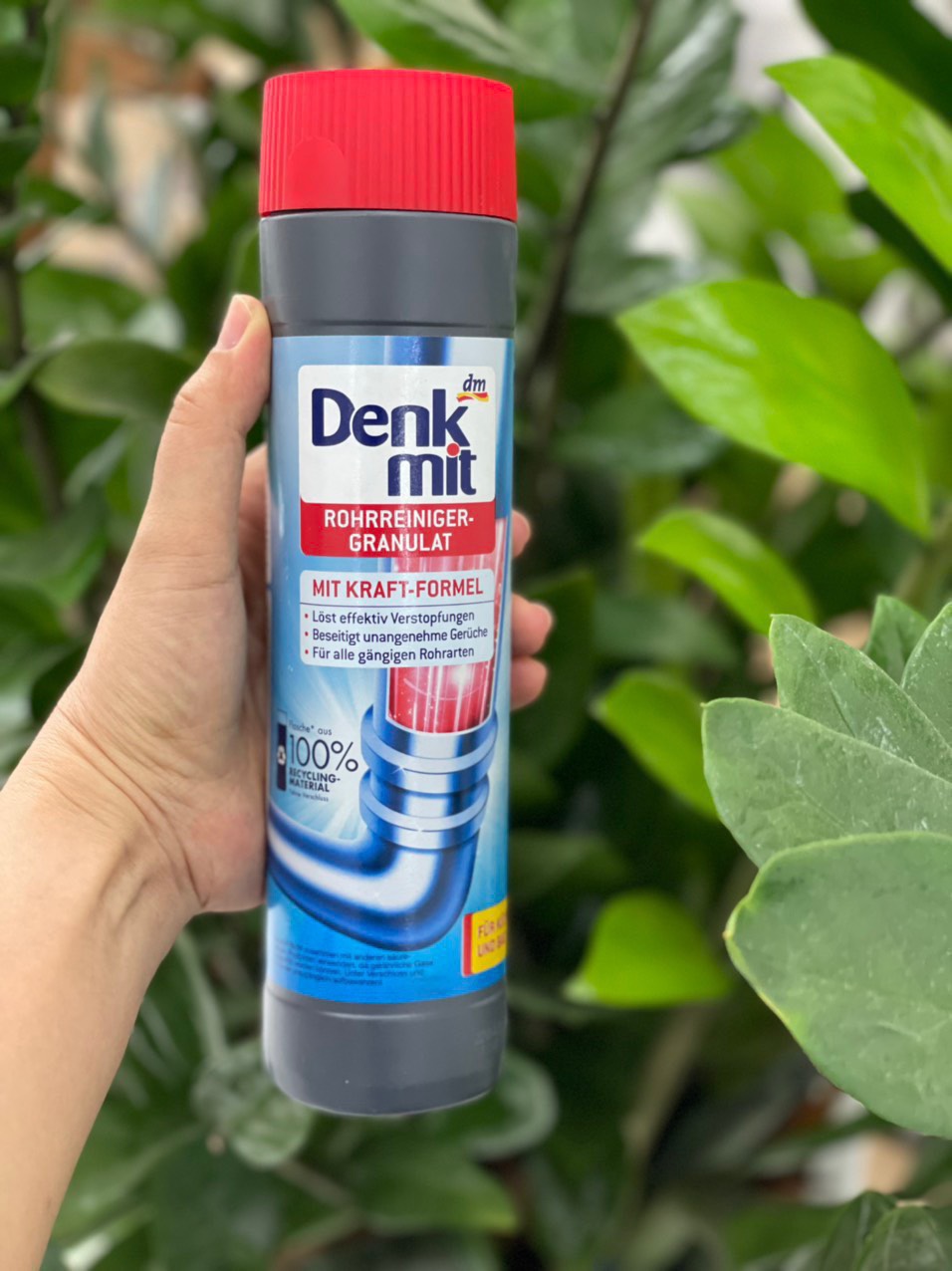 Bột thông cống DENKMIT 600g- hàng nhập khẩu Đức