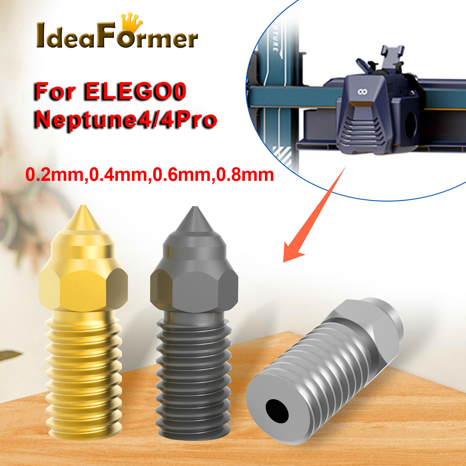 %E3%80%90Exclusive%20Discount%E3%80%911/2pcs%20For%20Elegoo%20Neptune%204%20Brass/stainless%20Steel/hardened%20Steel%20Nozzles%203d%20Printer%20Parts%201.75mm%20Nozzle%20For%20Elegoo%20Neptune%204%20Pro%20-%20Image%203
