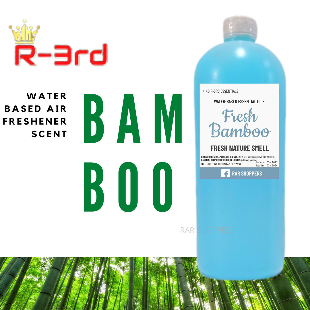 1 liter water based air freshener essential oil Bamboo premium scent