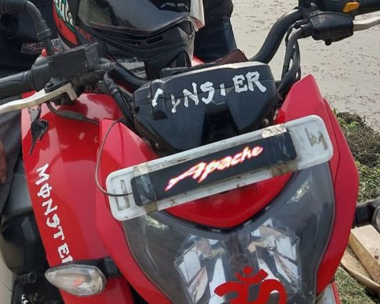 Apache RTR 4v (Old Model Bike)Meter Cowling or Meter Under Cover. 