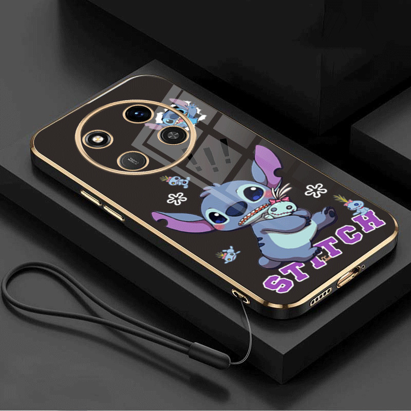 Honor%20X9C%205G%20X9C%20Feared%20Stitch%20Casing%20Soft%20Phone%20Case%20Monster%20Cartoon%20Square%20Edges%20Plating%20Cover%20-%20Image%209