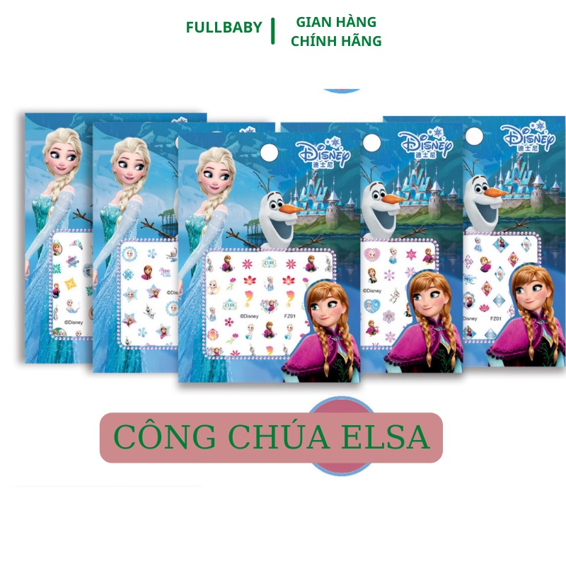 Miếng dán móng tay cho bé sticker 3D nhiều mẫu mới cho bé
