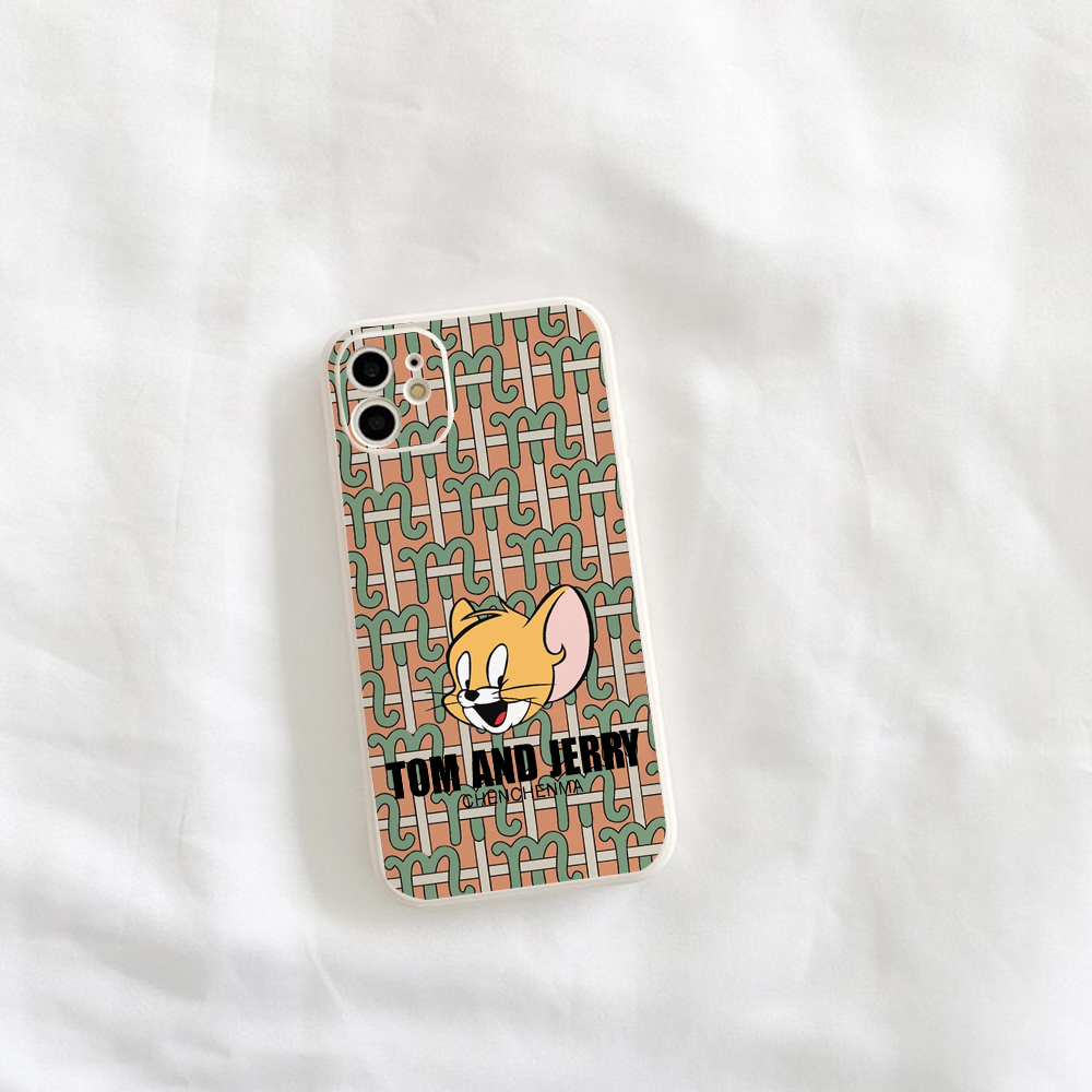 Ốp Lưng Iphone Hình JR & Dog , Cạnh Vuông, BVC IP6/6s/7/8/7plus/8plus/x/xsmax/12/prm/ip13/promax- Sencase