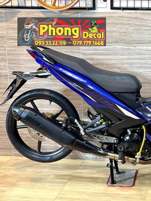 Tem Rời Ex 150 Y15ZR Xanh Gp Phối Tem Đen