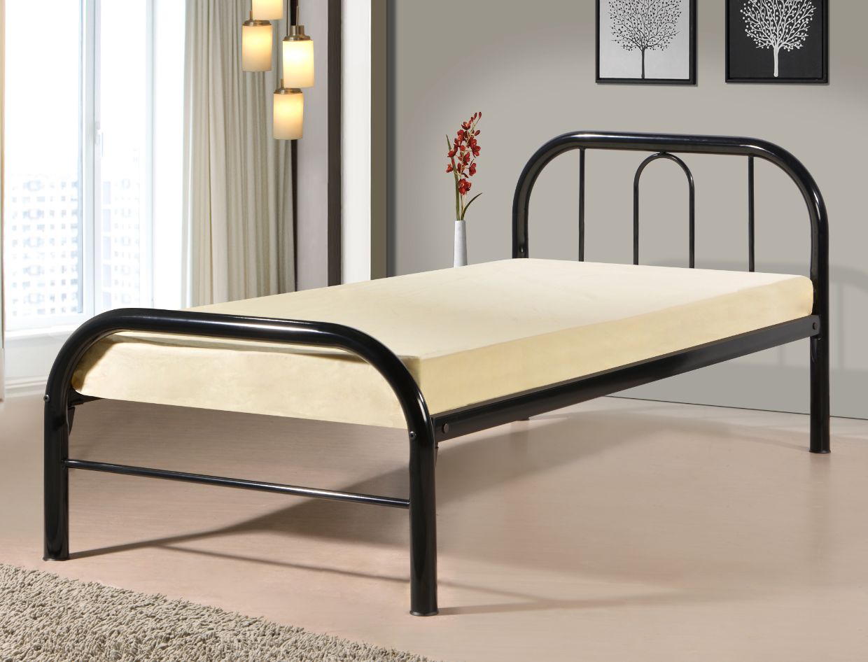 big single bed with mattress