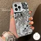 Trendy Graffiti Letters Logo Case For Redmi 1312 9C 10A 9 12C A3 13C 10C 9A 9T 10 A1 Note 10s 9 12 10 11s 13 8 11 Pro Poco C65 C55 M3 Luxury Plating IMD Shockproof Cover. 