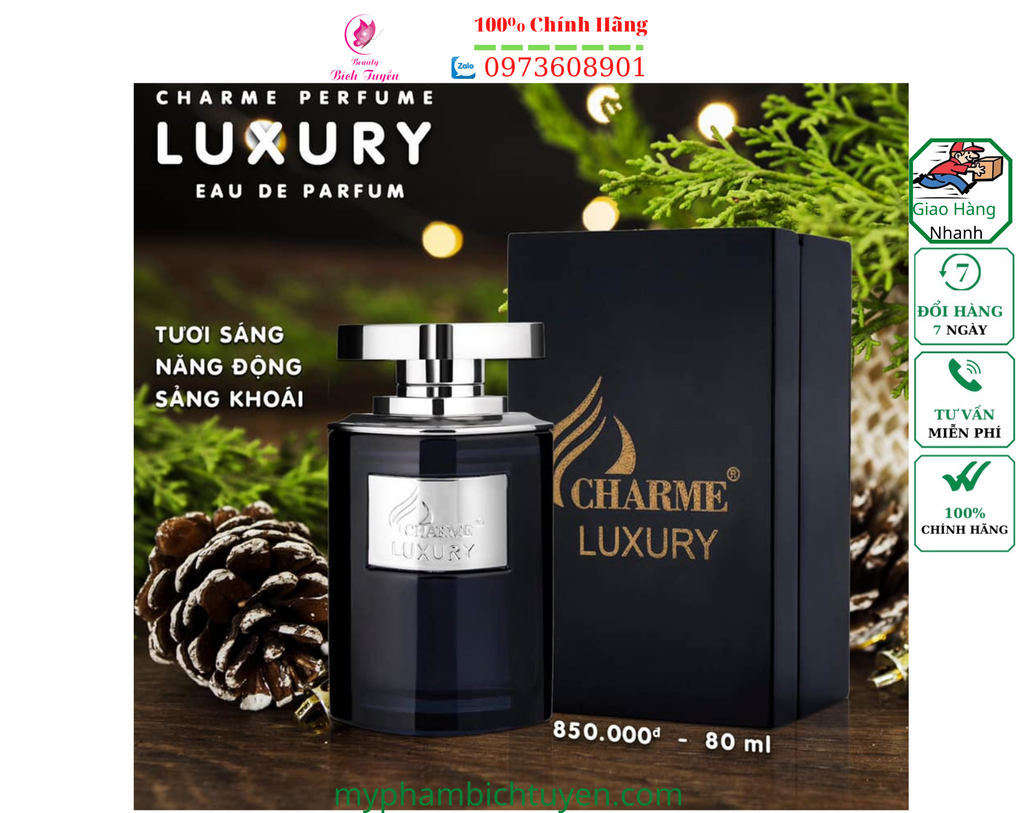 Nước hoa CHARME_luxury 80m