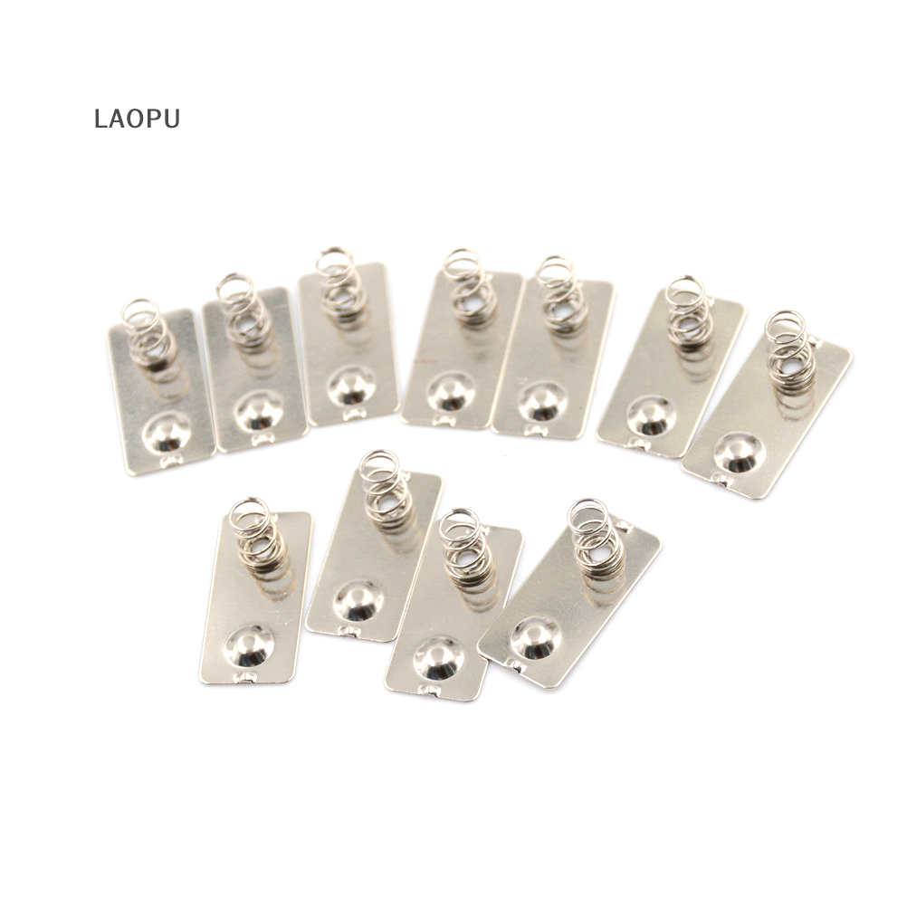 LAOPU 10PCS AA Battery Positive Negative Conversion Spring Contact Plate