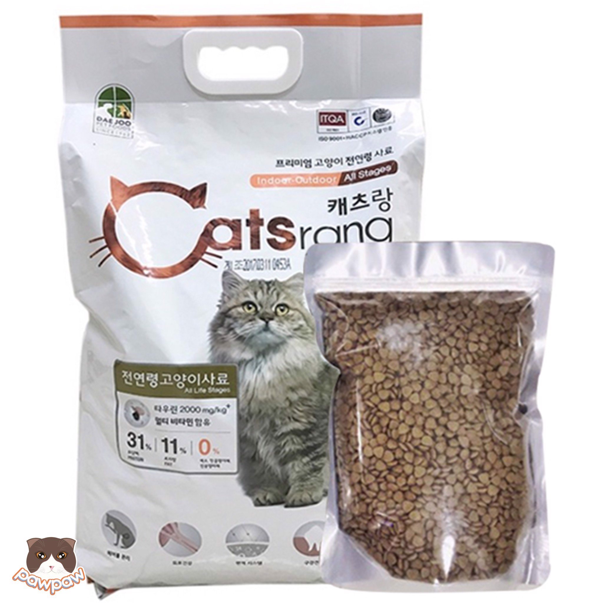 (Giá tốt) Hạt thức ăn khô Catsrang, Cateye cho mèo
