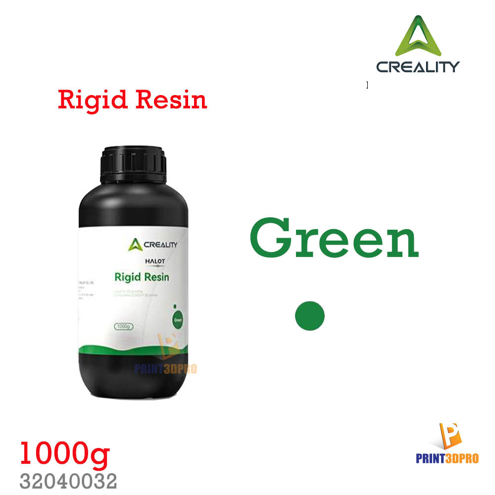1kg trans Green PlastBot StdRigid Resin+