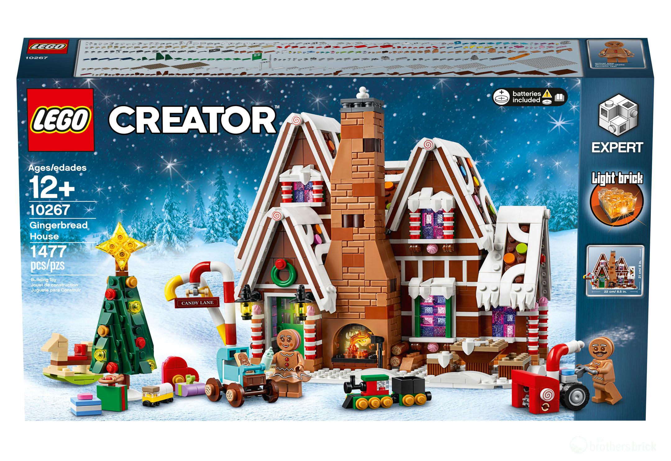 lego christmas gingerbread house