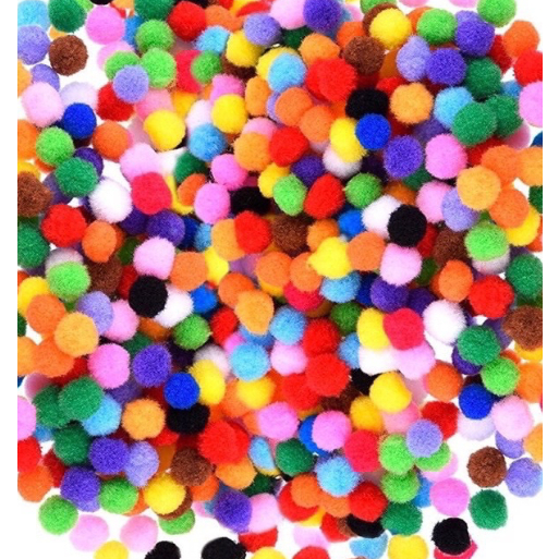 Sét 20 quả bông Pompom làm đồ handmade ngọc thịnh