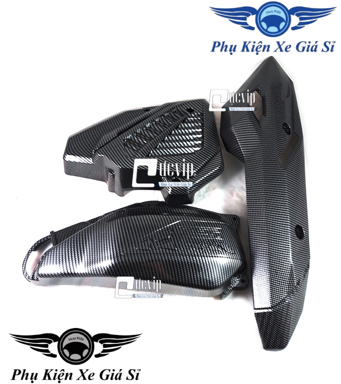 Combo 3 Món Carbon Bảo Vệ Vario/Click 2015-2017 (01 Che Pô, 01 Che Pô E, 01 Che Quạt Gió) MS1368