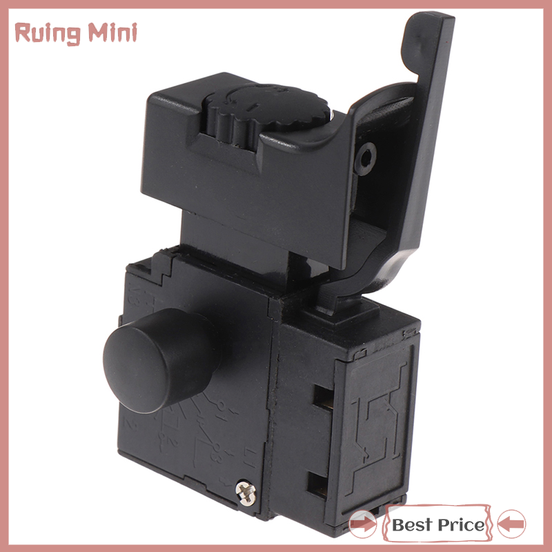 Ruing FA2-6 1BEK black 6a 250v electric drill speed control trigger button switch