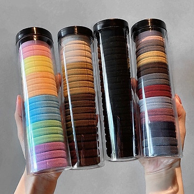 Set 20 Dây Chun Buộc Tóc, Dây Cột Tóc Nhiều Màu Dễ Thương, Dây Thun Cột Tóc, Dây Buộc Tóc Nữ