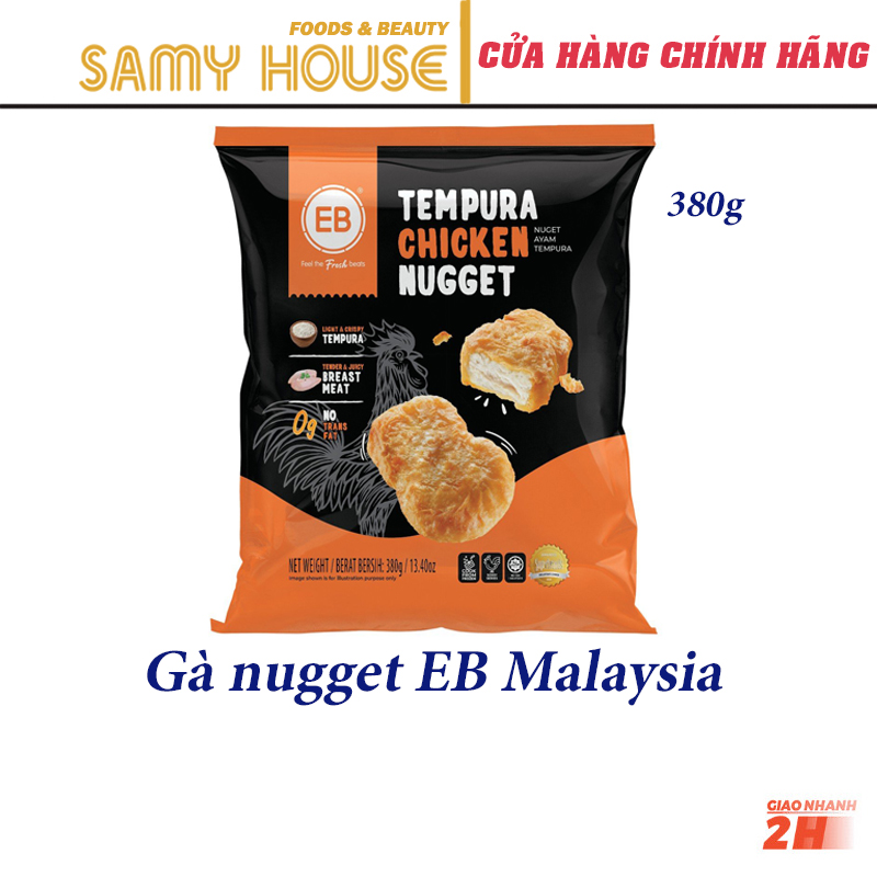 [Samy Food] [HCM SHIP 2H] Gà Nugget EB Malaysia 380g