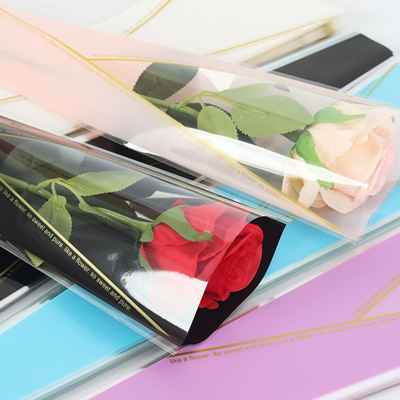50pcs%20Single%20Rose%20Sleeves%20Flower%20Wrapping%20Bag%20Bouquet%20Packaging%20Bags%20Clear%20Cellophane%20Floral%20Wrappers%20For%20Valentine's%20Day%20-%20Image%205