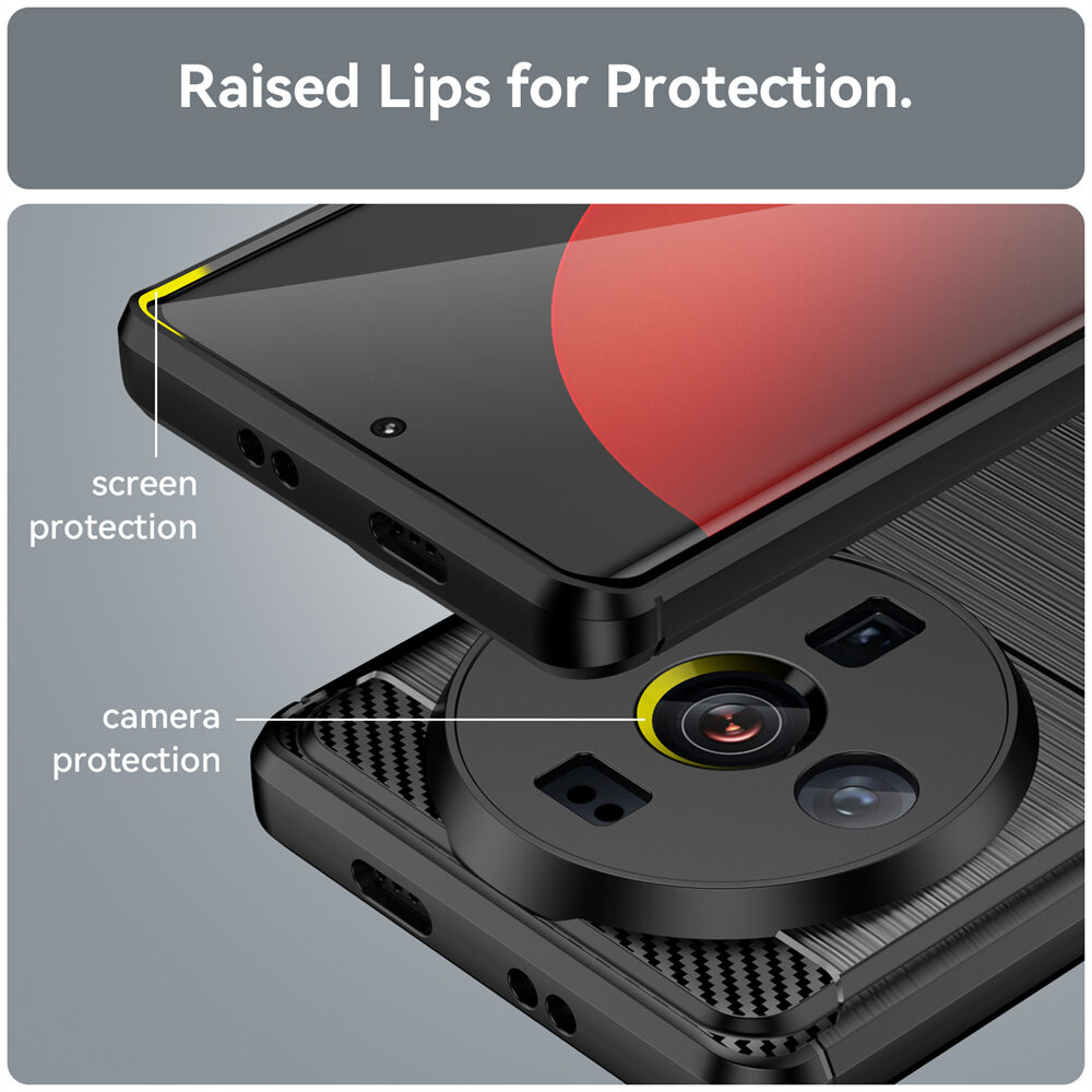 lthmy for Xiaomi 12S Ultra casing ultra-thin soft TPU shockproof phone case.