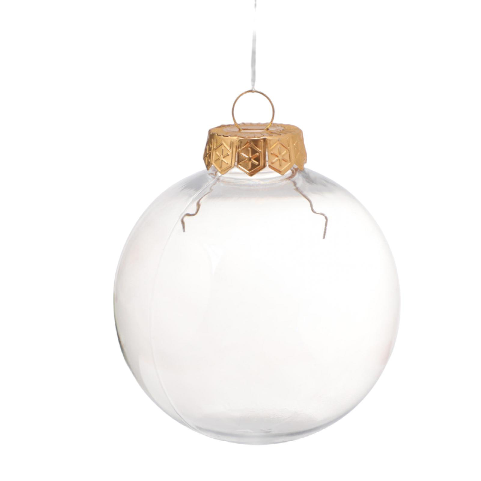 Venicenight Plastic Ball Transparent Decorative DIY Decorations Smooth Surface Creative Christmas Clear Ball Home Decoration